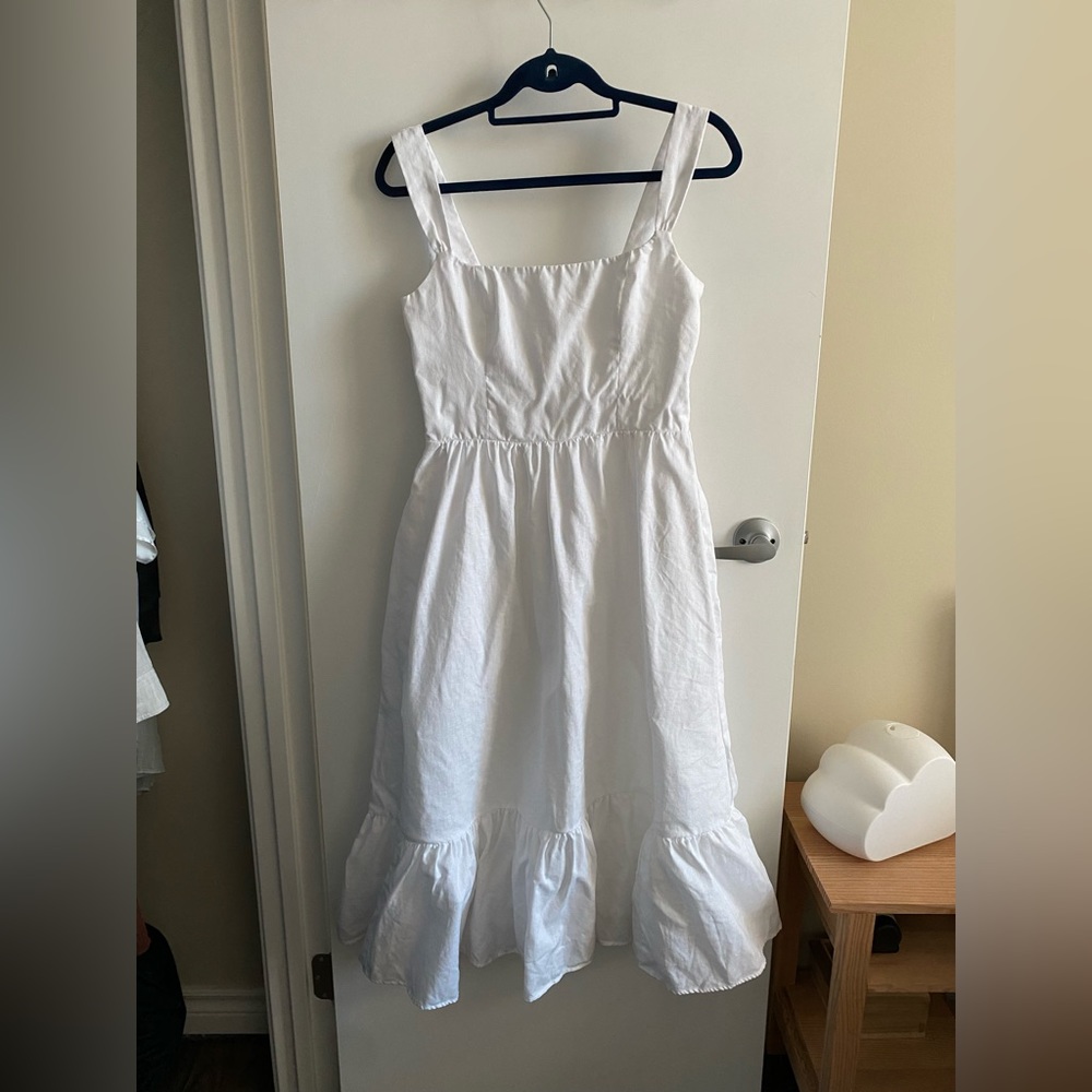 Reformation Bucatini Linen Midi Dress - Picture 7 of 15